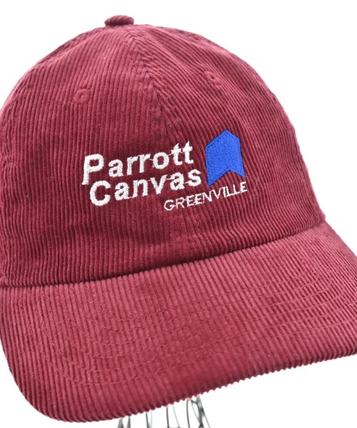 Parrott Canvas（パロットキャンバス）キャップ 赤 サイズ:ONE レディース/2200713102123