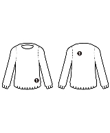 -（ソノタ）ニット・セーター 白 サイズ:S メンズ/2200644773102