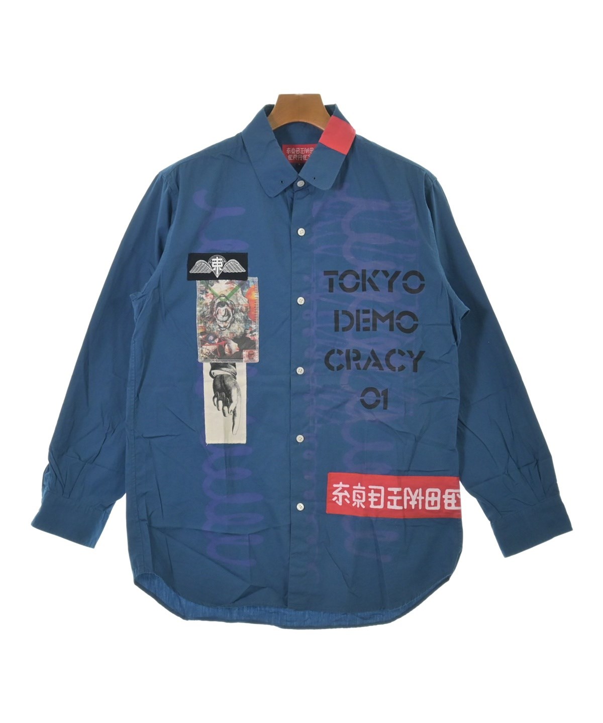 限定 月曜美術倶楽部 TOKYO DEMOCRACY アナーキーシャツ ( nada kidill