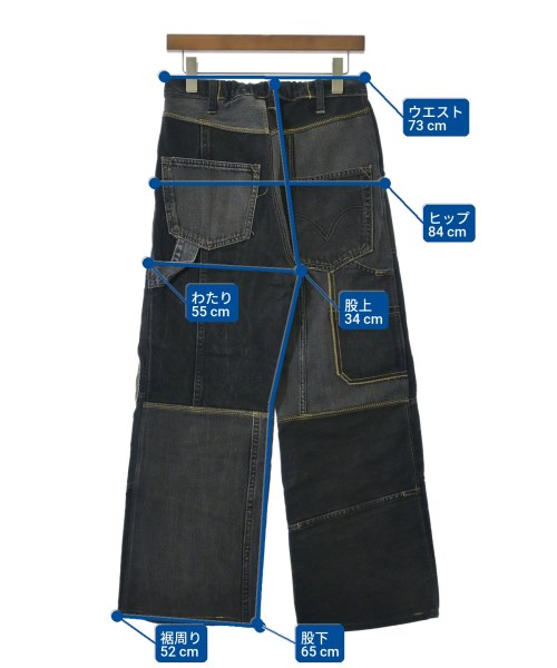 -（ソノタ）デニムパンツ 黒 サイズ:27(M位) レディース/2200643644908