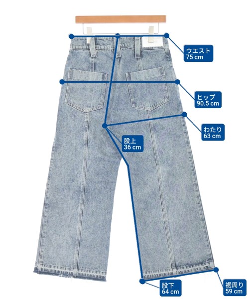 -（ソノタ）デニムパンツ 紺 サイズ:26(M位) レディース/2200646958071