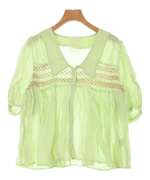 その他(ソノタ)ブラウス 緑 サイズ:F/2200640364021