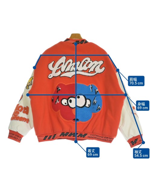 -（ソノタ）スタジャン オレンジ サイズ:S メンズ/2200626345136