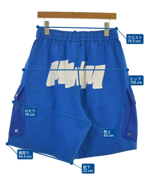 -（ソノタ）ショートパンツ 青 サイズ:M メンズ/2200626345259