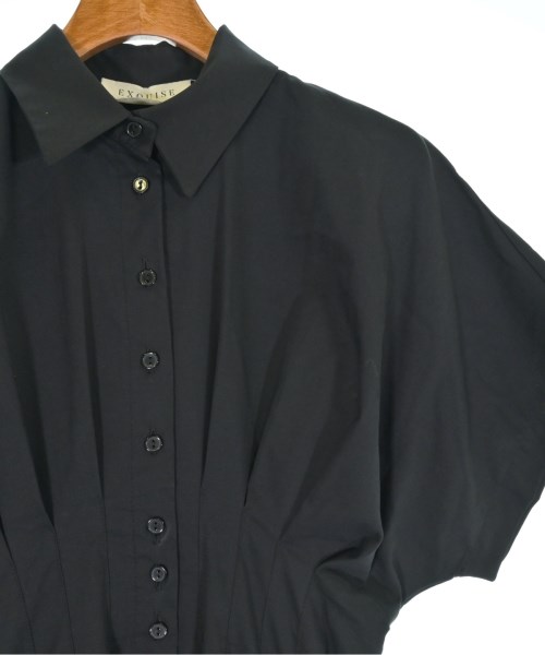 -（ソノタ）シャツワンピース 黒 サイズ:XS レディース/2200640055363