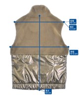 -（ソノタ）ダウンジャケット/ダウンベスト 茶 サイズ:M レディース/2200651295031