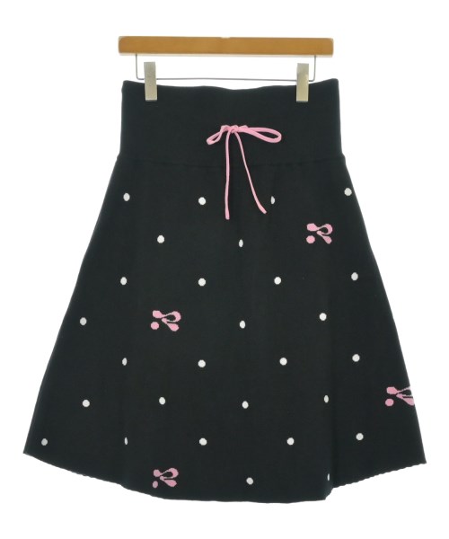 その他(ソノタ)ひざ丈スカート 黒 サイズ:L/2200651643054