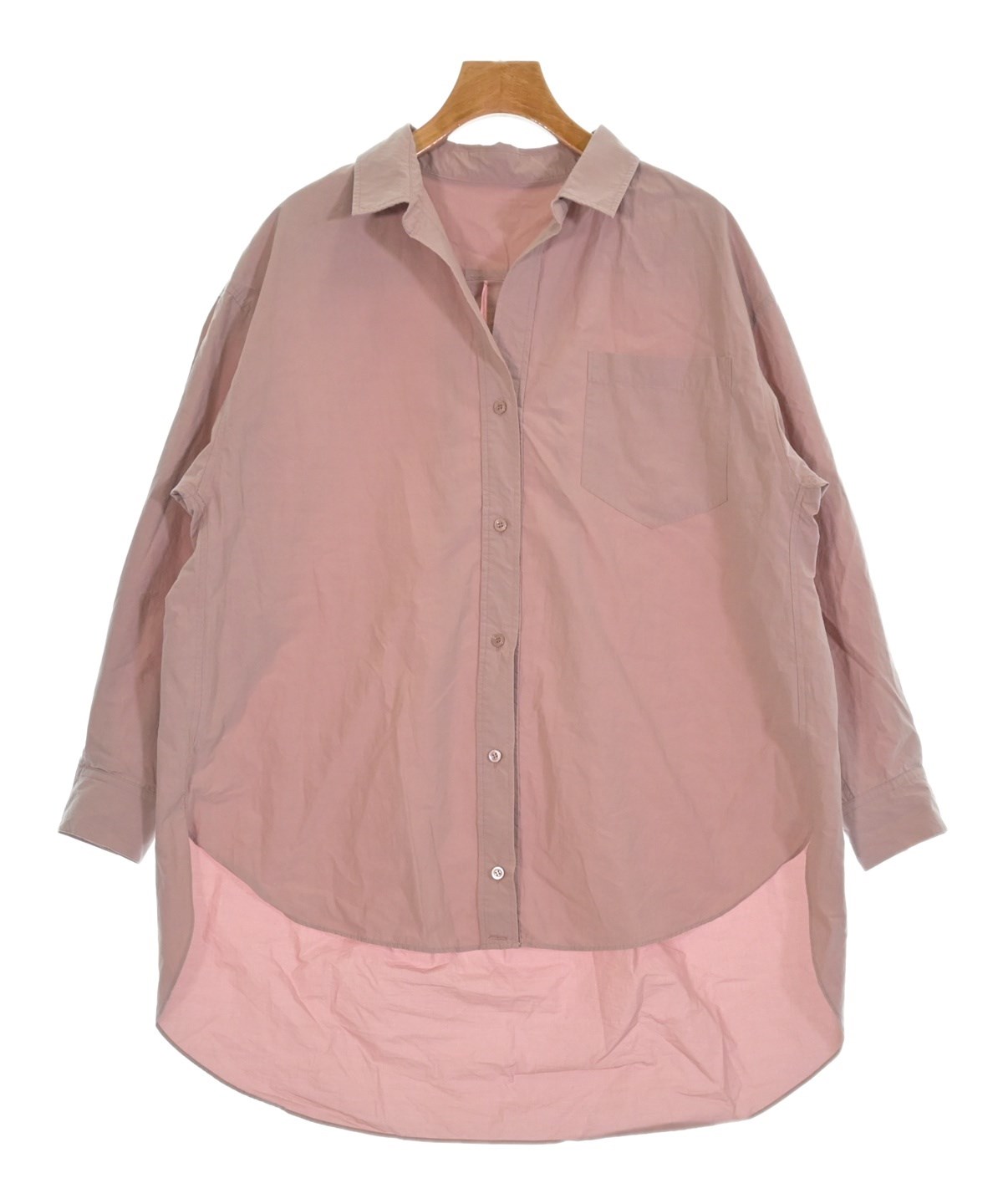 Aga（アーガ）カジュアルシャツ ピンク サイズ:9(M位) レディース
