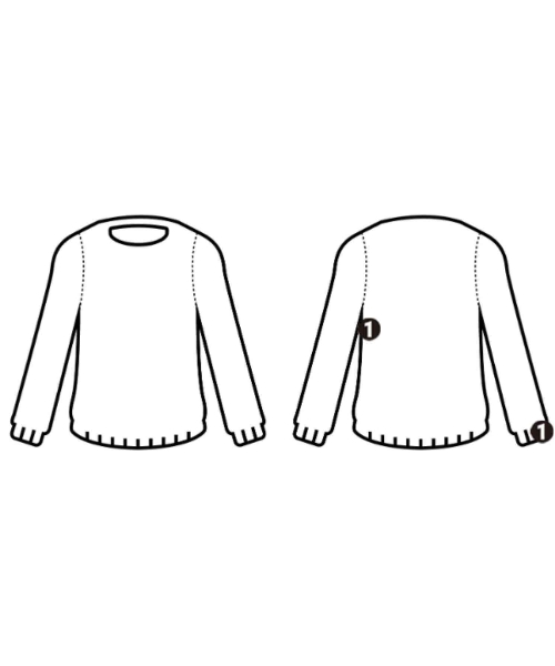 -（ソノタ）ニット・セーター 茶 サイズ:-(L位) メンズ/2200652315011