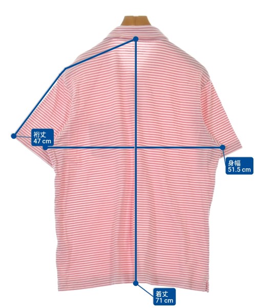 -（ソノタ）ポロシャツ ピンク サイズ:M メンズ/2200652331042