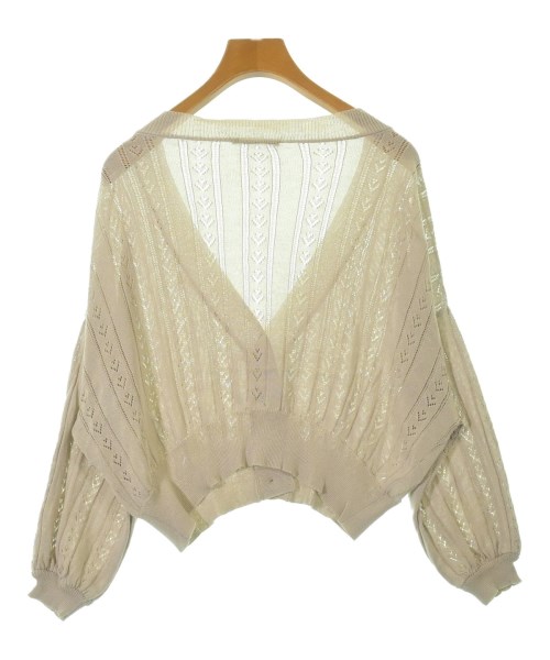 NICE CLAUP（ナイス　クラップ）カーディガン ベージュ サイズ:F レディース/2200645310030