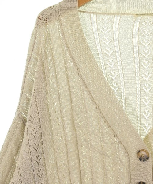 NICE CLAUP（ナイス　クラップ）カーディガン ベージュ サイズ:F レディース/2200645310030