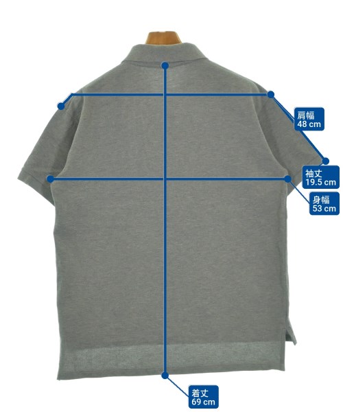 -（ソノタ）ポロシャツ グレー サイズ:M メンズ/2200652755060