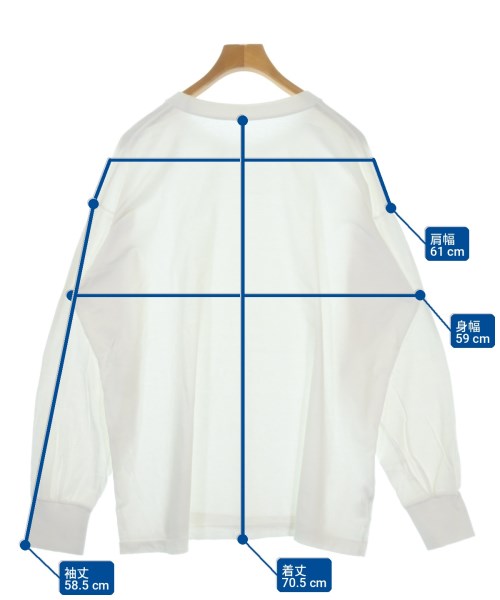 久米繊維（クメセンイ）Tシャツ・カットソー 白 サイズ:BIG(XXL位) メンズ/2200704920026
