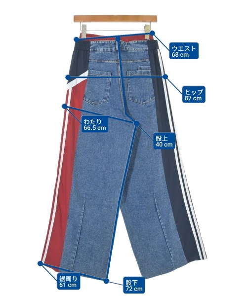-（ソノタ）デニムパンツ 青 サイズ:38(M位) レディース/2200705504126