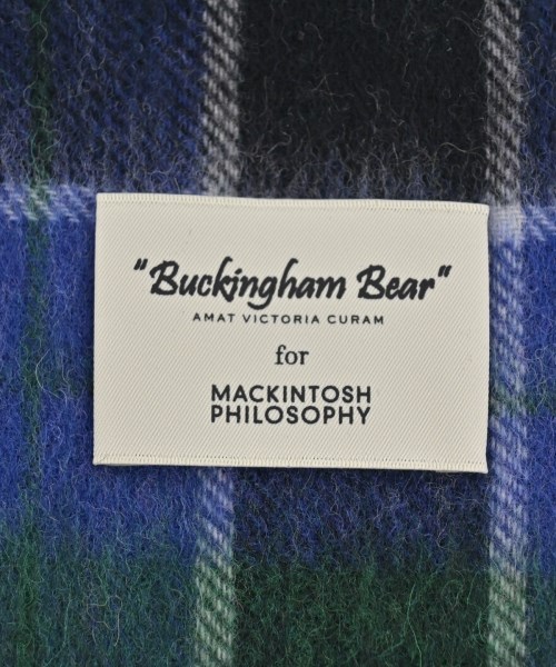 MACKINTOSH PHILOSOPHY（マッキントッシュフィロソフィー）マフラー 青 サイズ:- メンズ/2200706382099