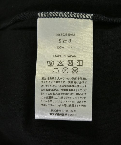 -（ソノタ）Tシャツ・カットソー 黒 サイズ:3(L位) レディース/2200710442796