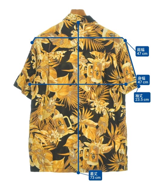 -（ソノタ）カジュアルシャツ 黄 サイズ:M メンズ/2200662514053