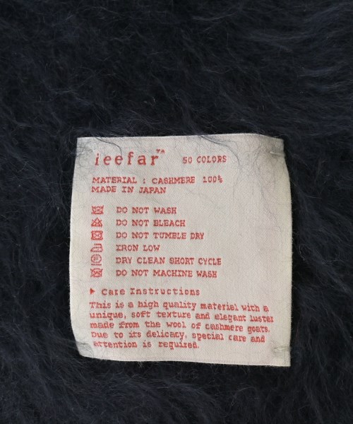 ieefar（イーファー）マフラー 紺 サイズ:- メンズ/2200653729114