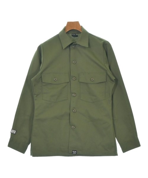 FORTY PERCENT AGAINST RIGHTS(フォーティーパーセントアゲインストライツ)カジュアルシャツ カーキ サイズ:2(M位)/2200664250096