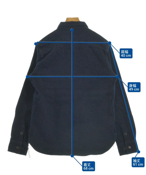 -（ソノタ）カジュアルシャツ 紺 サイズ:M メンズ/2200663752096