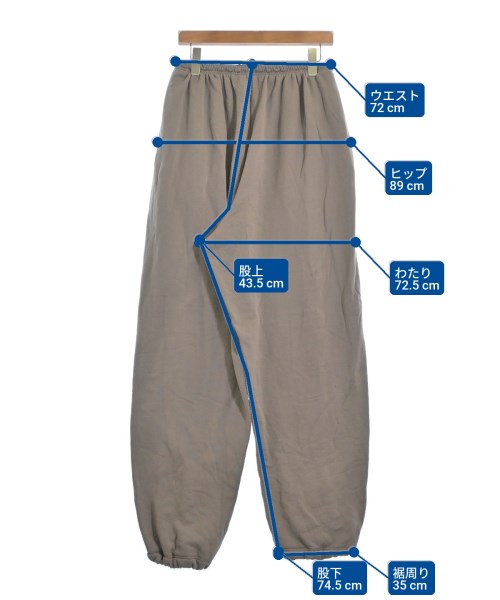 -（ソノタ）スウェットパンツ 茶 サイズ:4(XL位) メンズ/2200661981023