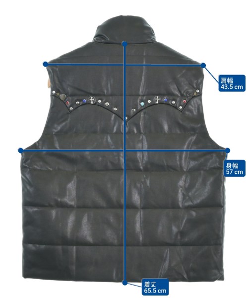 -（ソノタ）ダウンジャケット/ダウンベスト 黒 サイズ:L メンズ/2200664882020