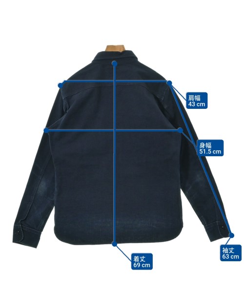 -（ソノタ）カジュアルシャツ 紺 サイズ:M メンズ/2200660941073