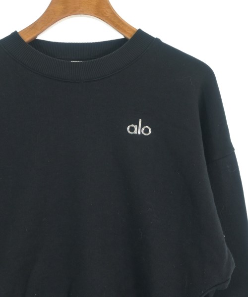 alo（アロー）スウェット 黒 サイズ:XS レディース/2200669395044