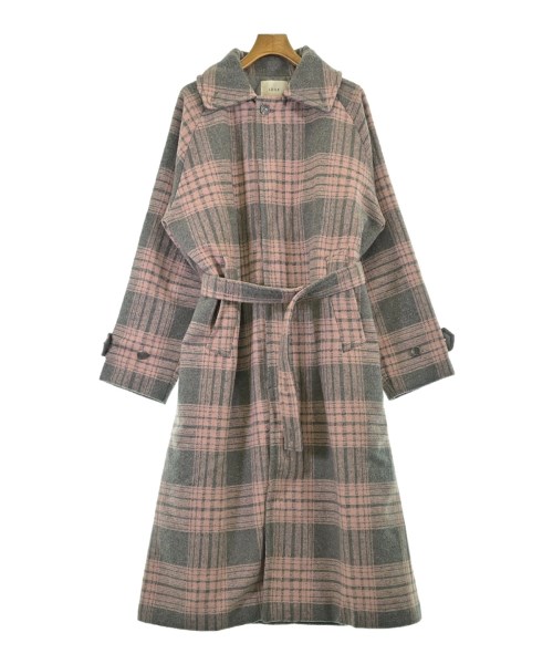 LOILE(ロワル)ステンカラーコート ピンク サイズ:M/2200665637056