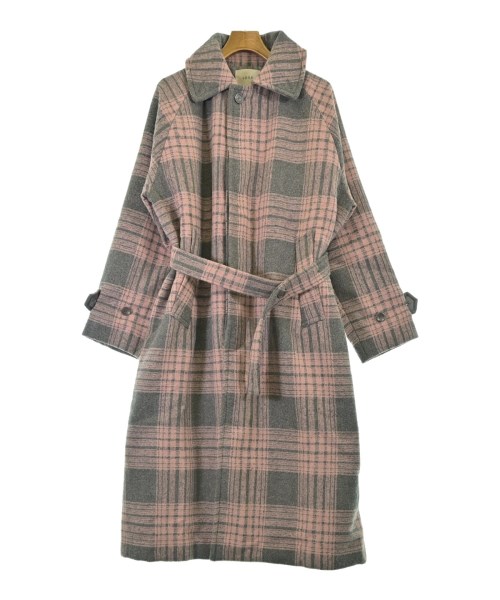 LOILE(ロワル)ステンカラーコート ピンク サイズ:S/2200665637094