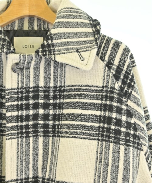 LOILE（ロワル）ステンカラーコート 白 サイズ:1(S位) メンズ/2200665637315