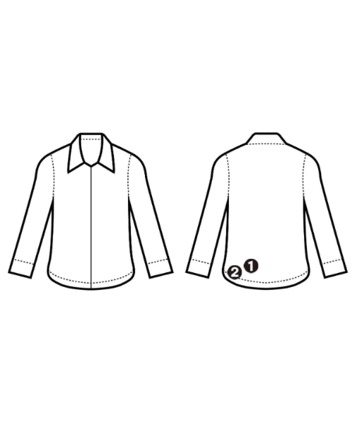 LOILE（ロワル）カジュアルシャツ 白 サイズ:1(S位) メンズ/2200665637629