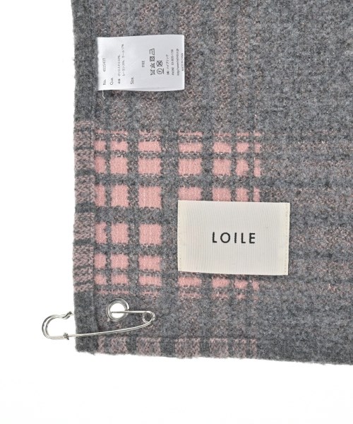 LOILE（ロワル）マフラー ピンク サイズ:F メンズ/2200666912541