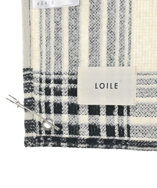 LOILE（ロワル）マフラー 白 サイズ:F メンズ/2200666912688