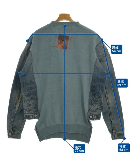 -（ソノタ）スウェット 青 サイズ:38(S位) メンズ/2200670138104