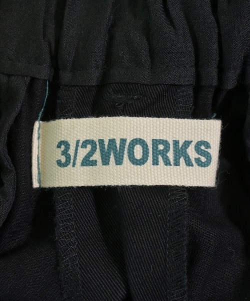 3/2WORKS（3/2ワークス）チノパン 黒 サイズ:S メンズ/2200728637085