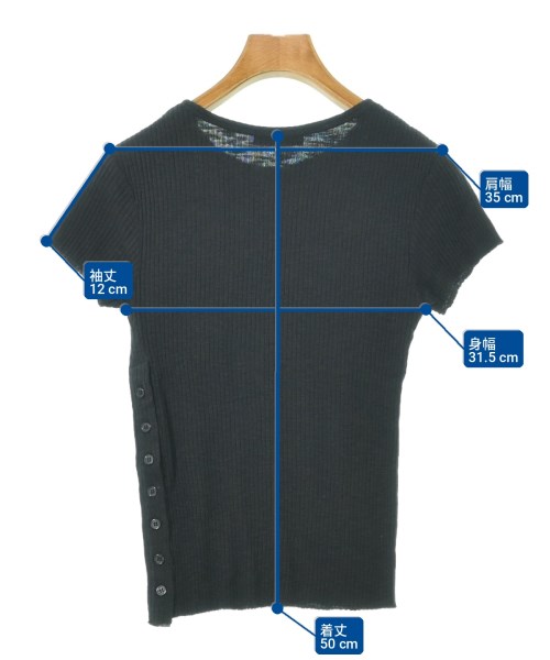 -（ソノタ）Tシャツ・カットソー 黒 サイズ:-(M位) レディース/2200734997036
