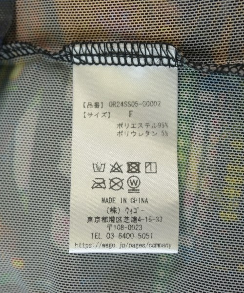 -（ソノタ）Tシャツ・カットソー 黒 サイズ:F レディース/2200719700156