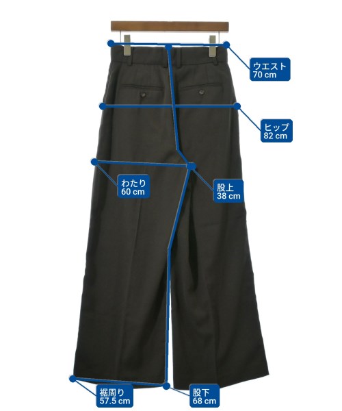 -（ソノタ）スラックス 茶 サイズ:38(M位) レディース/2200717550067