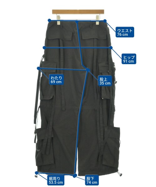 -（ソノタ）カーゴパンツ 黒 サイズ:M/L メンズ/2200721937113