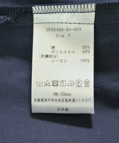 -（ソノタ）ブラウス 紺 サイズ:F レディース/2200677808048