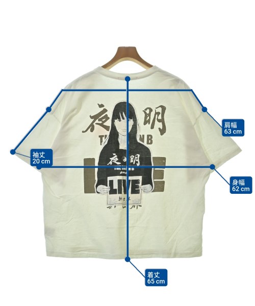 THE DAWN B（ダウンビー）Tシャツ・カットソー 白 サイズ:ONE SIZE メンズ/2200682151771