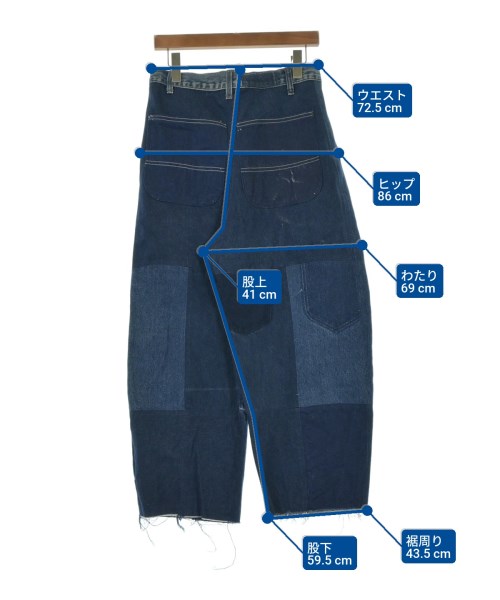 -（ソノタ）デニムパンツ 青 サイズ:F レディース/2200684643083