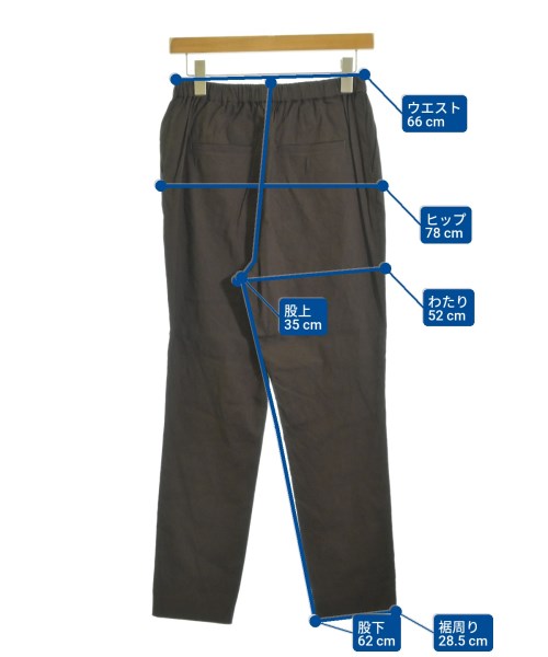 -（ソノタ）スラックス 茶 サイズ:36(S位) レディース/2200686775041