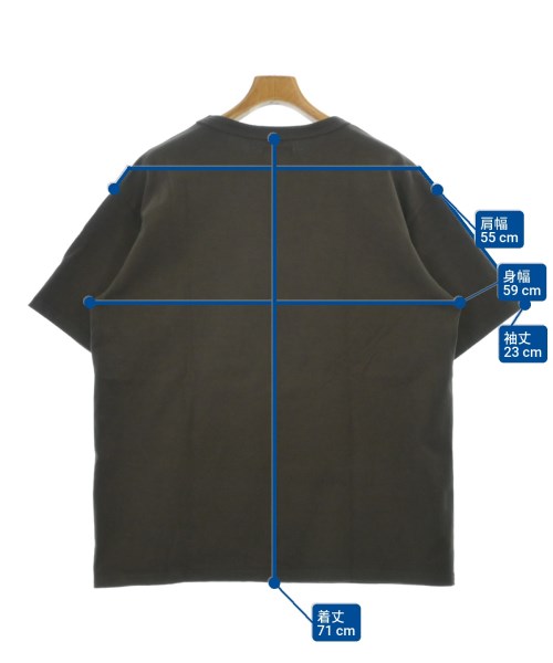 -（ソノタ）Tシャツ・カットソー 茶 サイズ:46(M位) メンズ/2200689527081