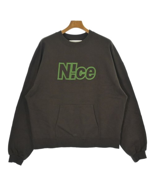 N!ce(ナイス)スウェット 茶 サイズ:M/2200691511023