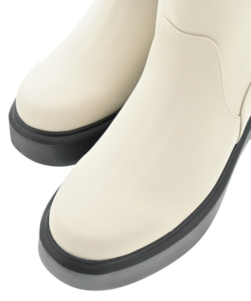 Purpred（パープレッド）ブーツ 白 サイズ:26cm レディース/2200691623214