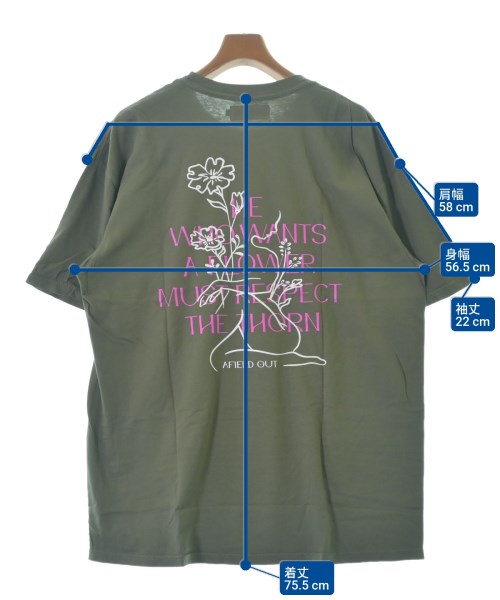 -（ソノタ）Tシャツ・カットソー カーキ サイズ:XL メンズ/2200691692418