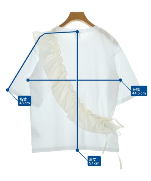 OPAQUE.CLIP（オペークドットクリップ）Tシャツ・カットソー 白 サイズ:S レディース/2200690963151